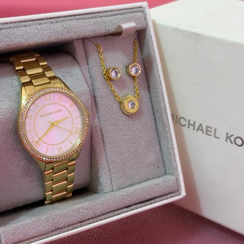 Reloj y Juego de cadena Michael Kors