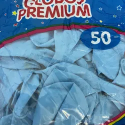 Paquete de globo azul claro
