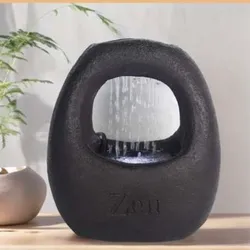 Fuente de agua con luz led