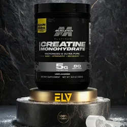Creatina Monohidratada Muscle Tech 80 Serv. 5g Creatina. Sin Sabor