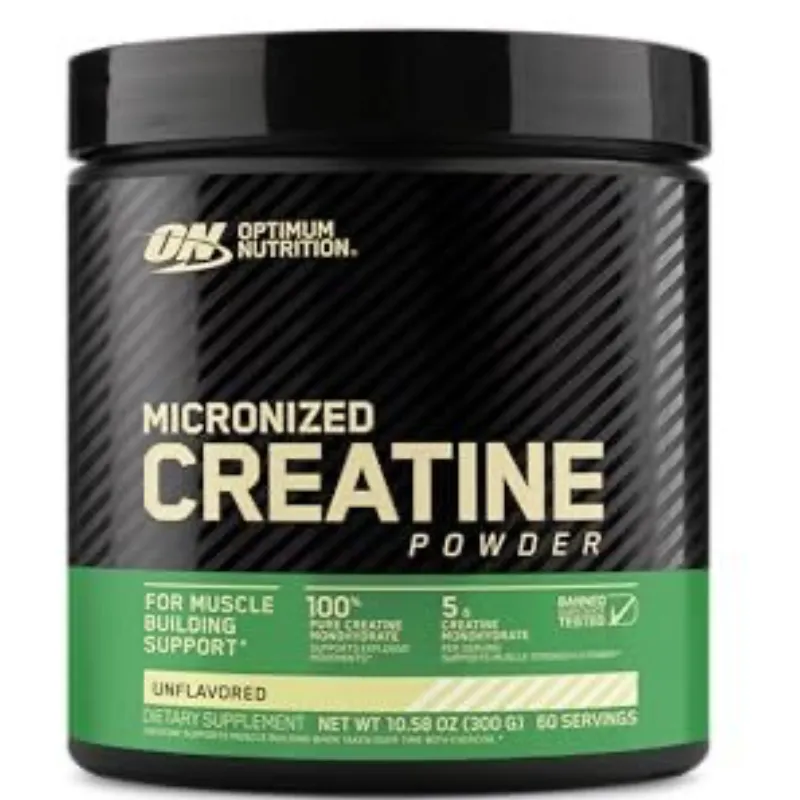 Creatina Monohidratada OPTIMUM NUTRITION. 60 Serv. Sin Sabor
