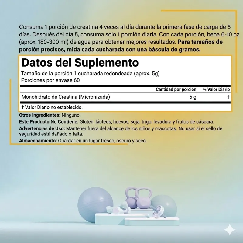 Creatina Deal Supplement // 60 Serv 