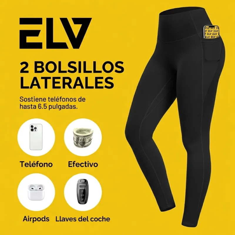 Licras largas // Color Negro // Talla L