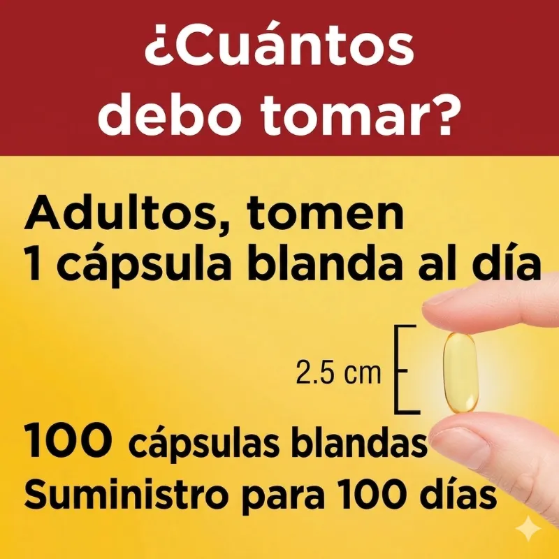 Nature Made // Concentrado Omega-3 de Aceite de Pescado // 100 Tabletas.
