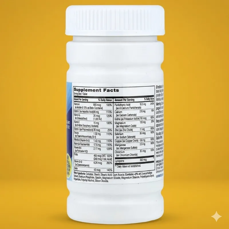 Multivitaminas // 21st Century Hombre One Daily // 100 cápsulas
