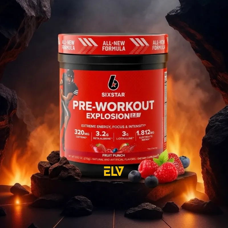 Pre Workout Six Star 30 Serv. Sabor: Ponche De Frutas