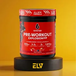 Pre Workout Six Star 30 Serv. Sabor: Ponche De Frutas