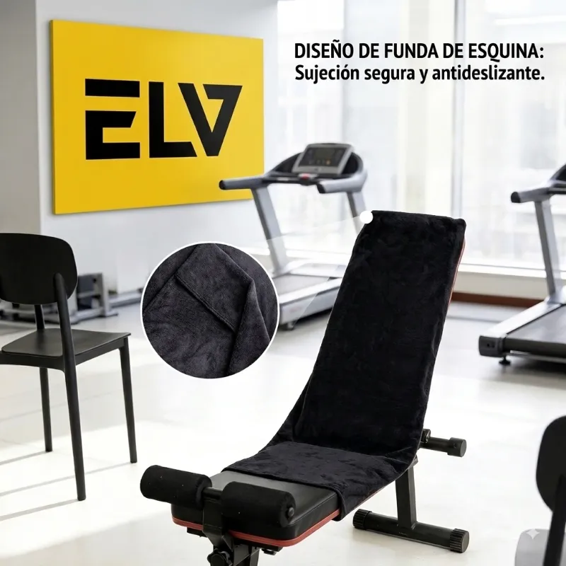 Toalla Fitness // Absorbente y resistente al sudor // Color Gris
