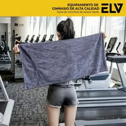Toalla Fitness // Absorbente y resistente al sudor // Color Gris