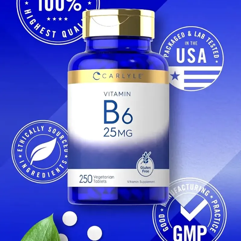 Vitamina B6 | 250 Cápsulas