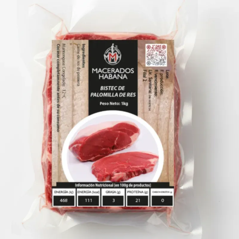 Bistec de Palomilla de Res (1kg)