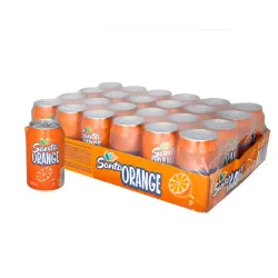 Caja de Refresco Gaseado de Naranja SANTA (24 unidades)