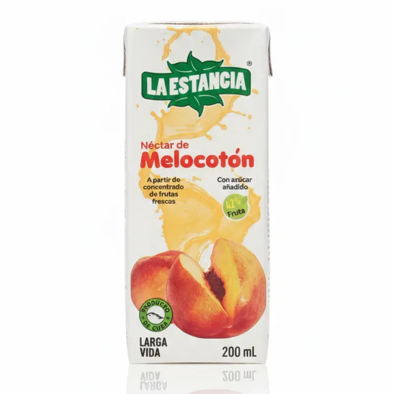 Cajita de Jugo de Melocotón LA ESTANCIA (200mL)