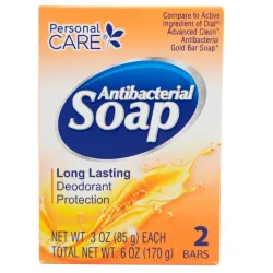 Dos Barras de Jabones Antibacteriales (170g) [2 jabones en una caja]
