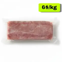 Lomo Deshuesado de Cerdo Sellado al Vacío (1.627kg)