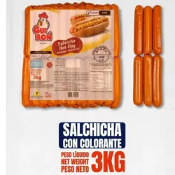Paquete de Salchichas [aprox. 60 unidades] (3kg)