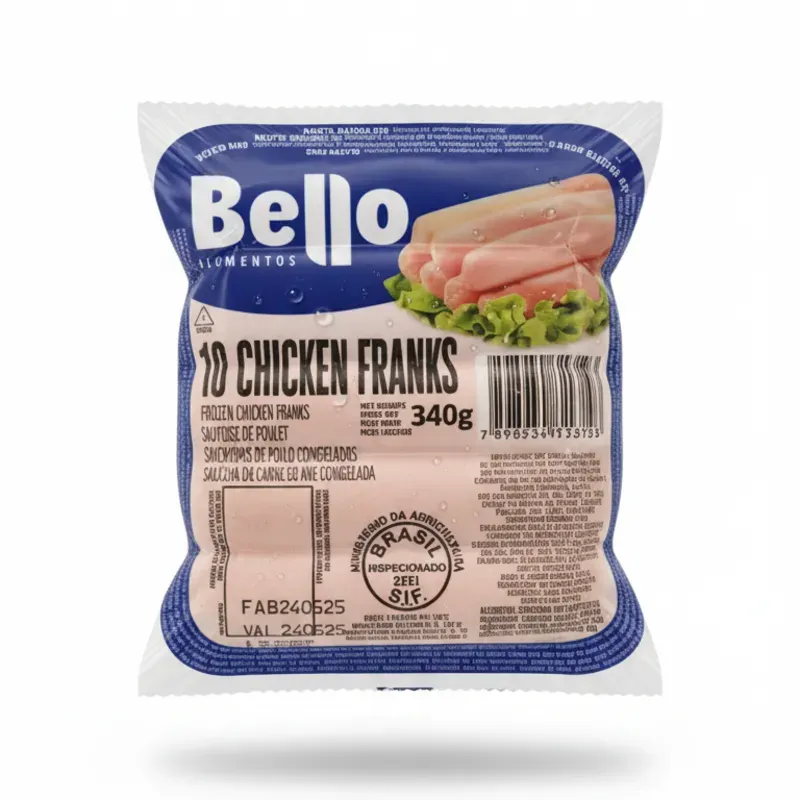 Paquete de Salchichas BELLO [10 unidades] (340g)