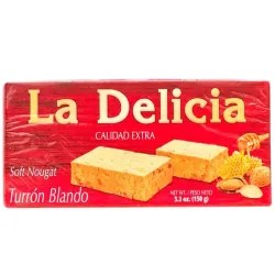 Turrón de Jijona La Delicia [Turrón Blando de Almendras] 150g