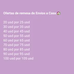  Remesa de Envios a Casa 🏡
