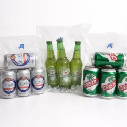 Cervezaz ambasas al vacio con hielo 