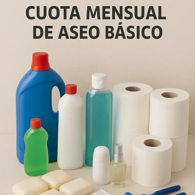 Cuota mensual de aseo básico 📃