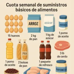 Cuota semanal de alimentos básicos 📃