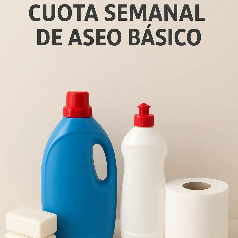 Cuota semanal de aseo básico 