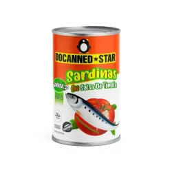 Sardinas Docanned Star en Salsa de Tomate 425 g