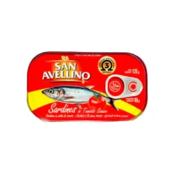 Sardinas en Salsa de Tomate San Avellino 125 g