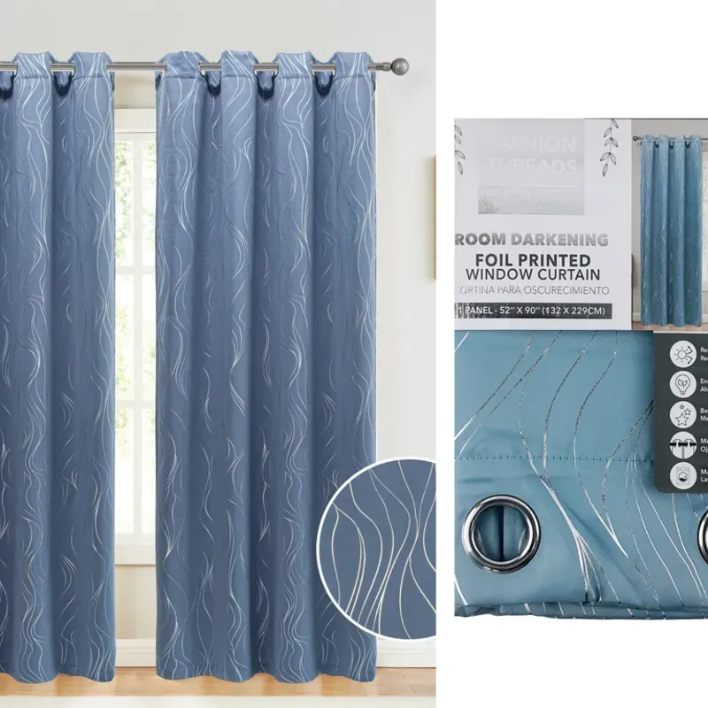 Cortina de Oscurecimiento con Diseño Foil