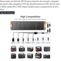 Panel solar Clase A 120w