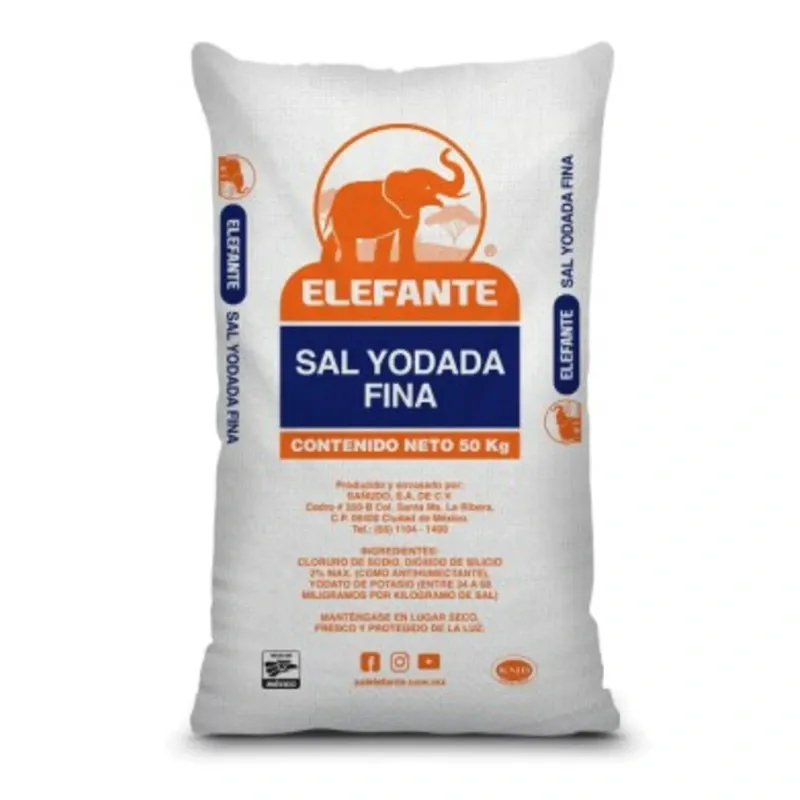 Producto Nombre: Sal Yodada Fina Elefante