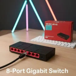 Switch Mercusys MS108G – 8 Puertos Gigabit