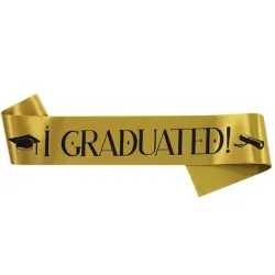 Banda de Graduado Dorada