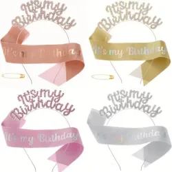 Bandas de colores para cumpleaños