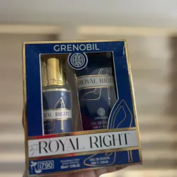 Set pequeño de perfume y gel para afeitar (Royal Right)