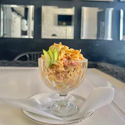 Ensalada fría del mar