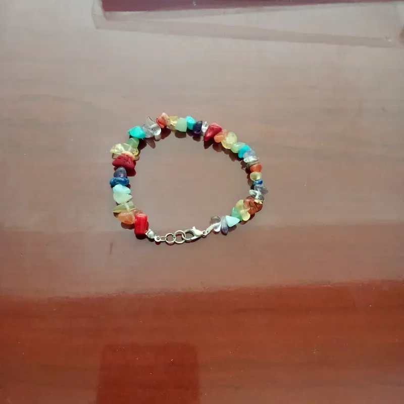 Pulsera con cuarzos 7 chacras