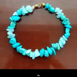 Pulsera de cuarzos azules