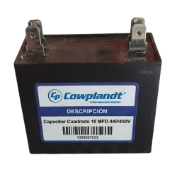 Capacitor cuadrado 10 UF 450V