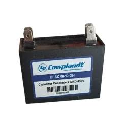 Capacitor cuadrado 7 UF 450V