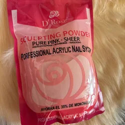 Polvo rosa translúcido 