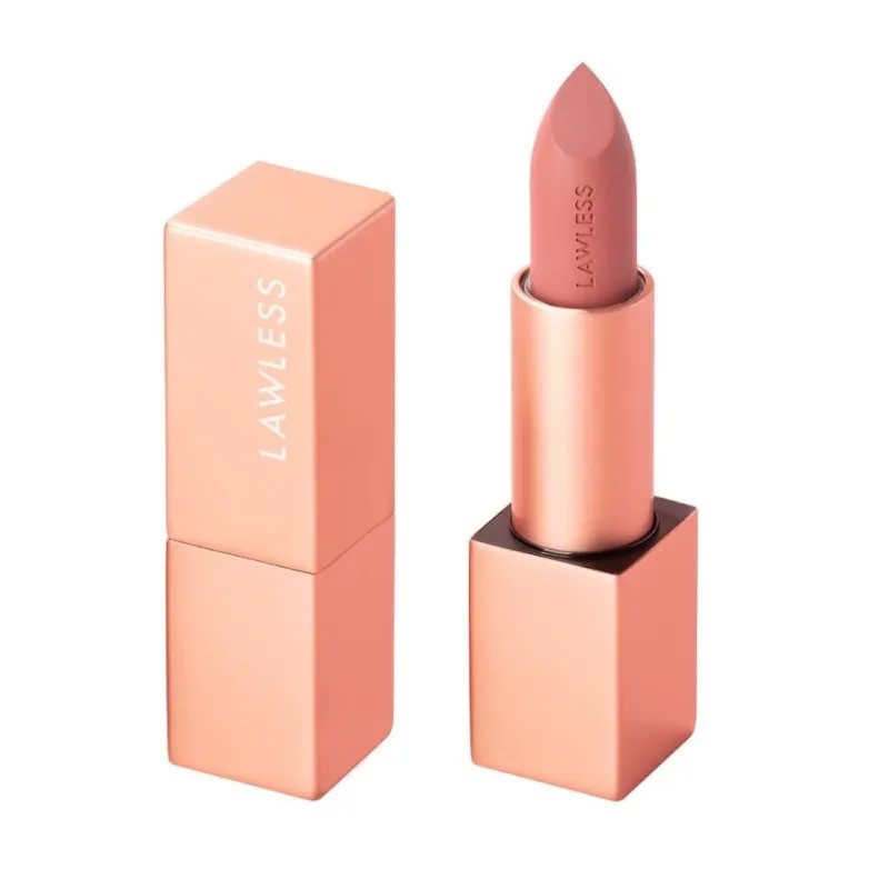 Lawless | Forget The Filler Lip Plumping Line Smoothing Satin Cream Lipstick Daisy Girl