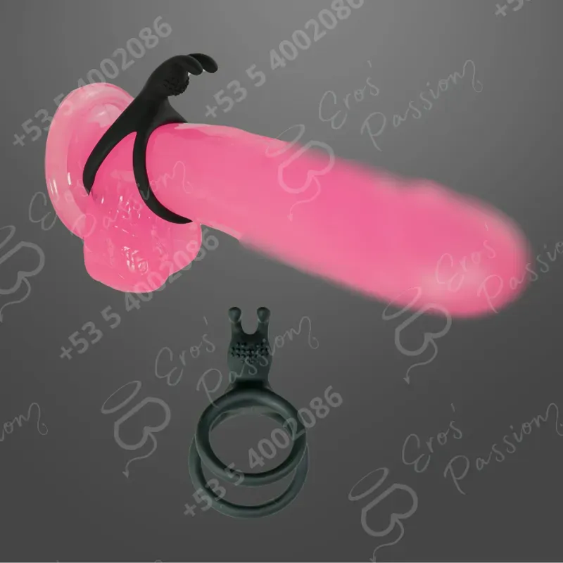 Anillo retardante con estimulacion de clitoris