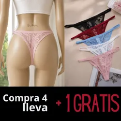 Blumer de encaje estilo tanga