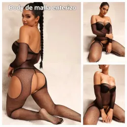 Body de malla enterizo