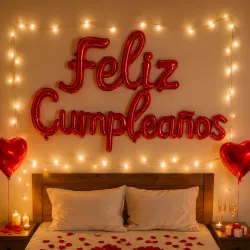 Globos metalicos (Feliz Cumpleaños)