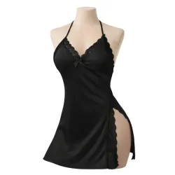 Pijama estilo vestido abierto