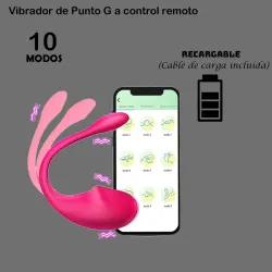 Vibrador de Punto G a control remoto