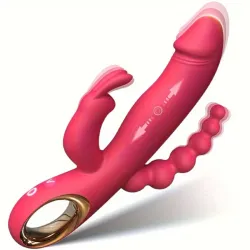 VIBRADOR MODERNO DE TRIPLE ESTIMULACION
